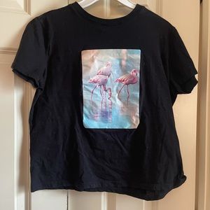 Forever 21 black graphic shirt